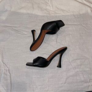 Vegan leather heels